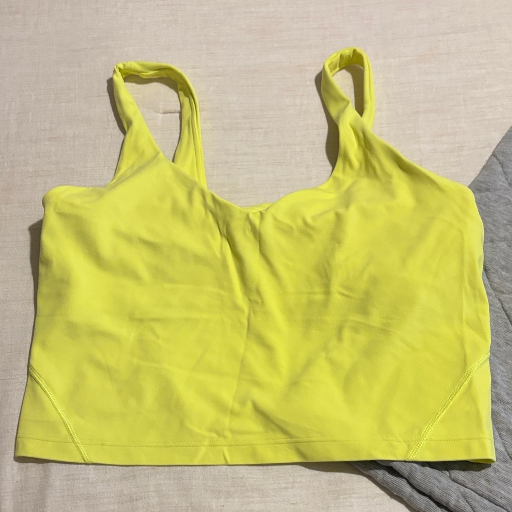 Bright Yellow Lululemon Align tank